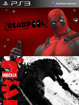 2 juegos en 1 Deadpool mas Godzilla PS3