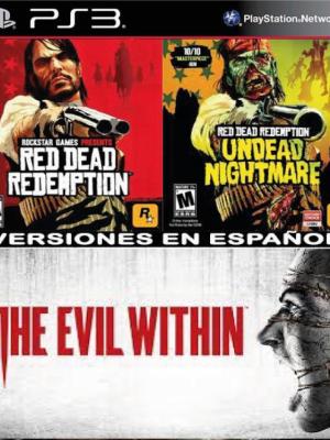 3 Juegos en 1 The Evil Within Mas Red Dead Redemption Mas Undead Nightmare Collection PS3